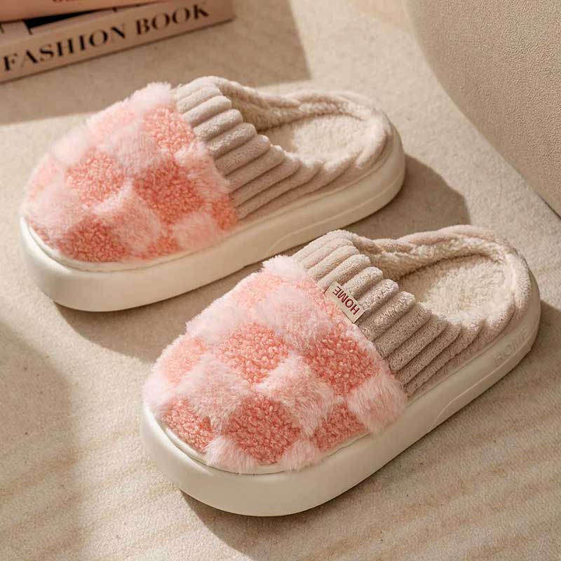 Pantufa Feminina Chess Rosa | Pantufas & Pijamas