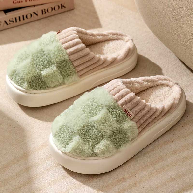 Pantufa Feminina Chess Verde | Pantufas & Pijamas