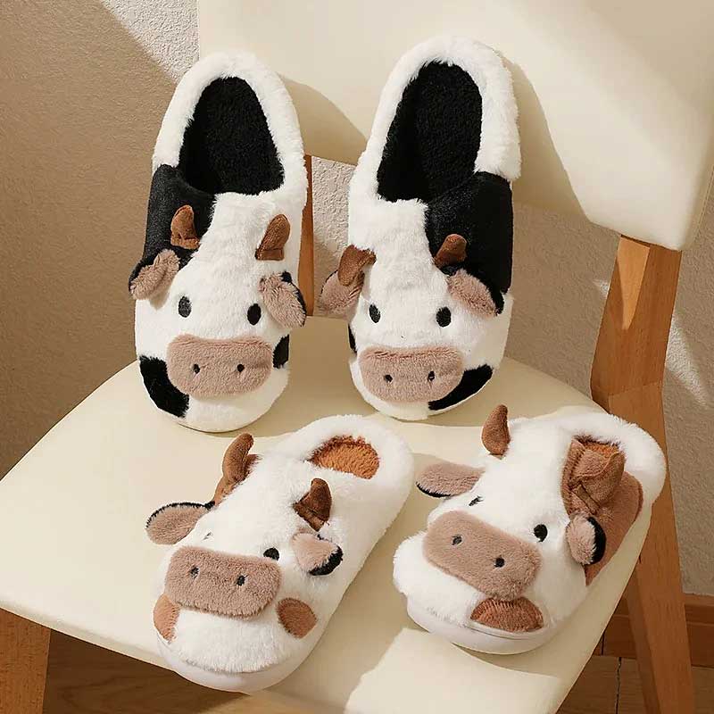 Pantufas de Bichinho Vaquinha Moo | Pantufas & Pijamas - Dream Fashion