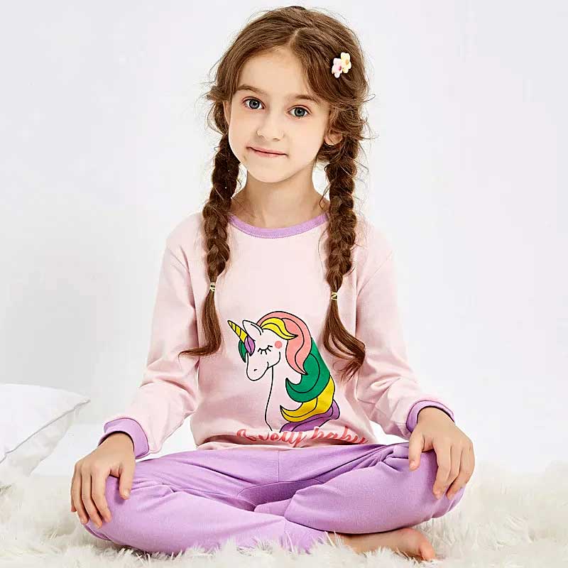 Pijama Infantil de Inverno Unicórnio Menina | Pantufas & Pijamas - Dream Fashion